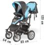 Baby Active Twinni Ikerbabakocsi Premium Beige Tömör gondozásmentes kerekekkel