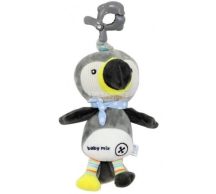 BabyMix Csiptethető Felhúzható-Zenélő Plüss Pingvin