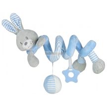 BabyMix Interaktív Plüss Spirál Nyuszi Kék